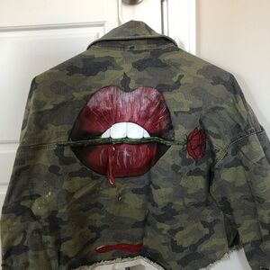 CAMO JEAN JACKET